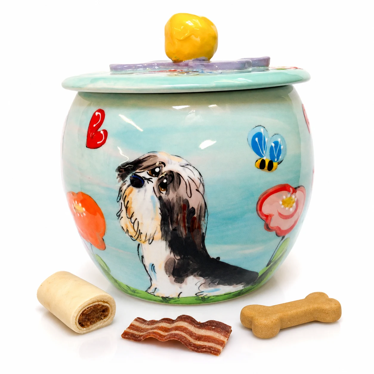 Bearded Collie Hearts