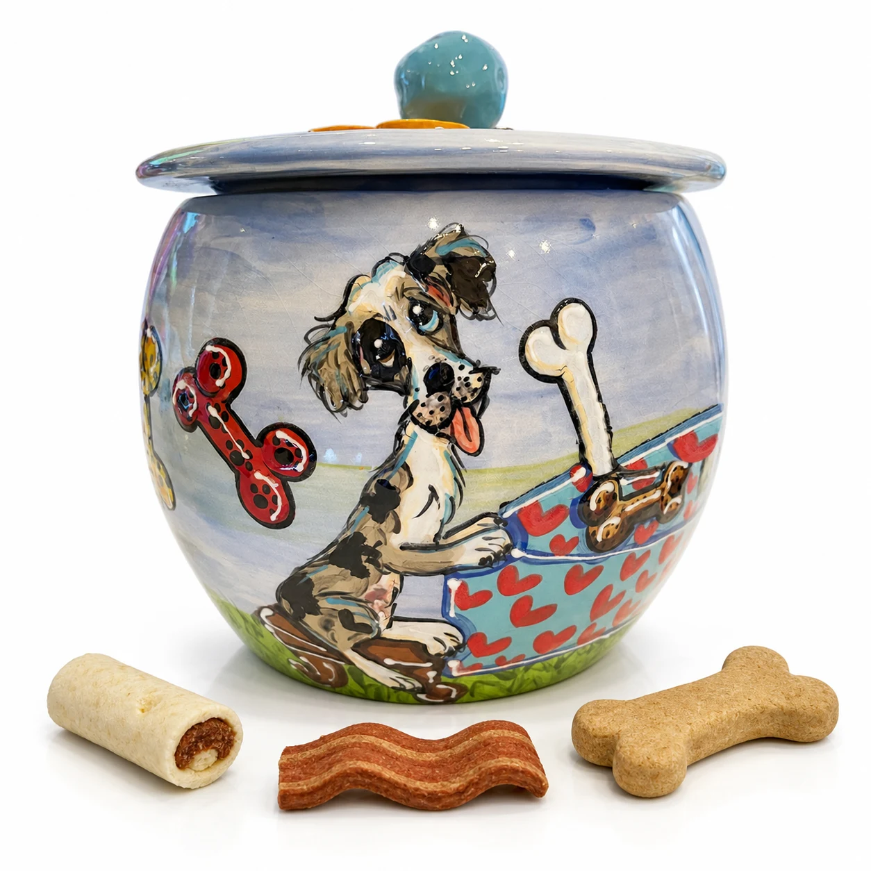 Australian Shepherd Bones and Balls