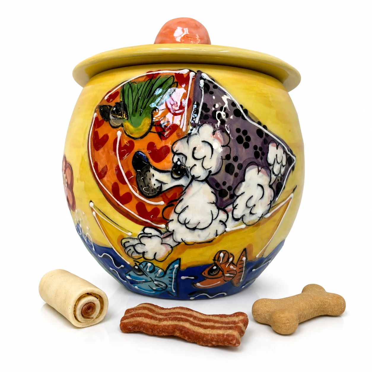 Poodle Boating Themed
